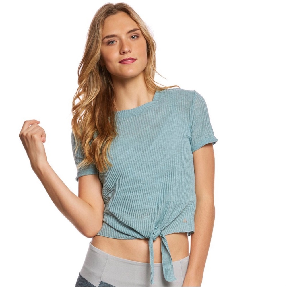 prAna Lynette Yoga Short Sleeve Tee - Picture 2 of 7